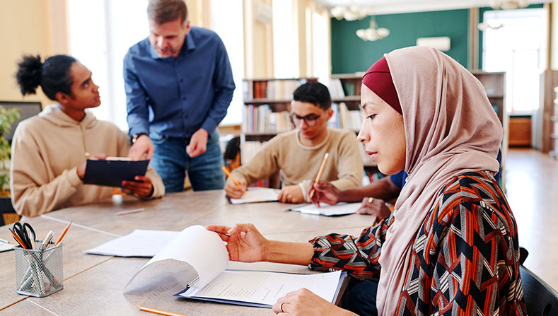 Teilnehmer am Integrationskurs