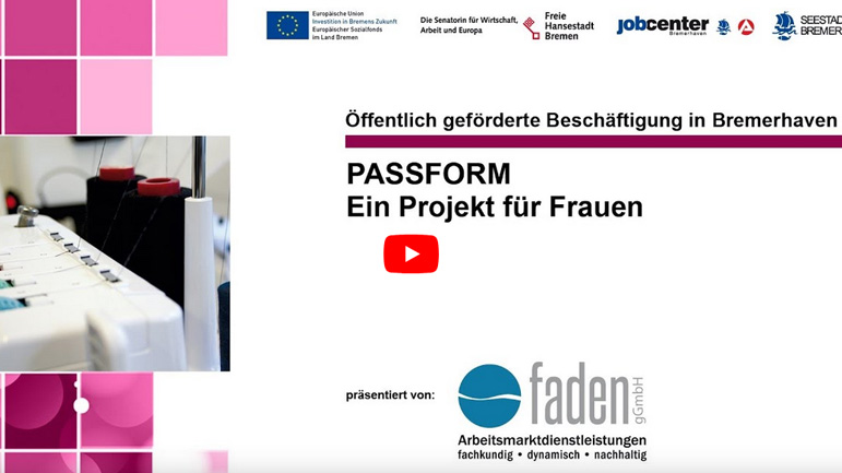 Youtubebeitrag zum Thema Projekt Passform