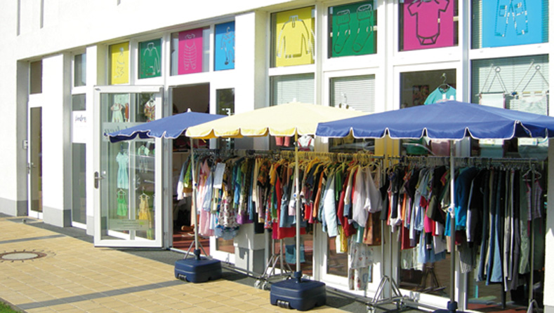 Eingang von unserem Laden